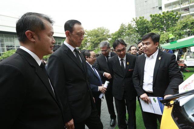 ภาพบรรยากาศงานเปิดตัวโครงการรถตุ๊กตุกไฟฟ้าฯ ชุดที่2